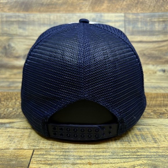 Woody Guthrie There's A Better World A-Coming Mens Trucker Hat Navy Ball Cap - Picture 5 of 8